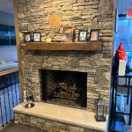 indoor fireplace